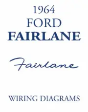 FORD 1964 Fairlane Wiring Diagram Manual 64