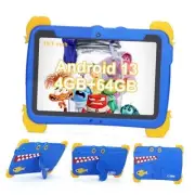 2024 Android 13 Kids Tablet,10.1 inchTablet for Kids,Children Tablet 4GB Blue