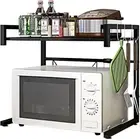 Microwave Shelf Kitchen Organiser Oven Rack Toaster Stand Shelf Storage Metal Ca