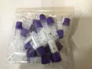 2.0ml Cryogenic Vial, External Thread, Sterile, 25 pcs/Bag, 500pcs/PK x 3 PKS