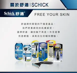 【Schick 舒適牌】悍將3 -1刀架+2刀片 (6組箱出)