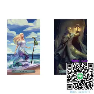 塔羅牌進口正版 美人魚卡牌 Mermaid Tarot