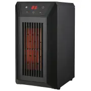 QDE1250 1,500-Watt-Max Tabletop Infrared Quartz Heater with Thermostat and...