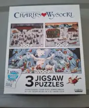 Charles Wysocki 3 in 1 Buffalo Games 300 500 700 Pc Jigsaw Puzzles