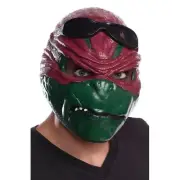 TMNT Raphael ADULT Latex Halloween Mask Teenage Mutant Ninja Turtles Rubies