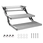 LED Step Double Folding Camper Trailer Aluminium Caravan Motorhome Steps