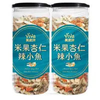 在飛比找蝦皮購物優惠-《小金魚雜貨店》萬歲牌 米果杏仁辣小魚 340g 2罐