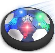 Hover Soccer Ball Boy Toys, Indoor Floating Rechargeable Soccer with Colorful LED Light and Soft Foam Bumper, Upgrade Air Training Soccer Ball for 3 4 5 6 7 8-16 Years Old Boys Girls Adults