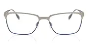 Cat Eye Full Rim Metal Men's Glasses Online Silver Size 56 - Lenses Included - Private Health Rebate - Blue Light Block - SmartBuy Collection