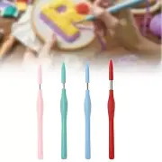 4 Pieces Punch Needle Set Embroidery Punch Pen Embellishment Punch Needle Tool