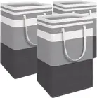 Laundry Basket, 3-Pack 100L Waterproof Laundry Hamper, Collapsible Laundry Bag w