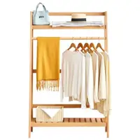 在飛比找momo購物網優惠-【橙家居·家具】/預購/芬蘭系列實木掛衣架93公分款 FL-