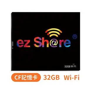 又敗家ezShare無線wi-fi分享派照片CF卡32G ES32GCF記憶卡32GB適Sony Canon Nikon