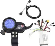ZUXIM Electric Scooter LCD Display, for 36/48/52/60V， Universal Dashboard Color Screen Accelerator Suitable JP Controller Electric Scooter Display(48V one Set)