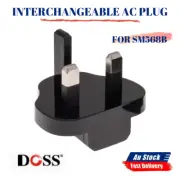 UK AC PLUG FOR SM568B BLACK INTERCHANGEABLE AC PLUG SM534B DOSS
