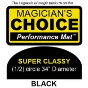 Super Classy Close-Up Mat (BLACK, 34 inch) by Ronjo magic tricks