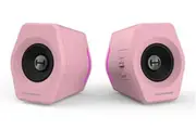 EDIFIER G2000 Gaming 2.0 Speakers System - Bluetooth V4.2/ USB Sound Card/ AUX Input/RGB 12 Light Effects/ 16W RMS Power Pink