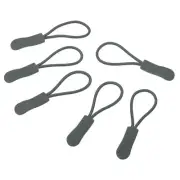 Zipper Pulls Replacement 30pc Extension Cord Handle Fix Tag Extender Silver Grey