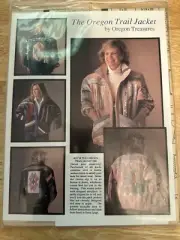 Oregon Trail Jacket Pattern #127 1990 Patchwork Leisure Arts Western Wear NEW