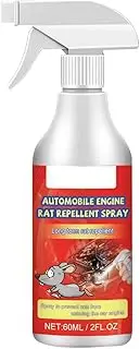 Powerful Rodent Repellent Killer Spray -WELLCYPRESS Peppermint Oil Insect Killer Protect Your Vehicle Interiors with - Long-lasting and Safe Pest Control Solution - 60ml