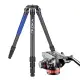 AOKA TKPRO 324C ＋ Manfrotto 502AH 三號四節系統碳纖維 攝錄影 油壓雲台三腳架套組