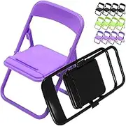 CANIGHT Phone Stand Mini Chair Desk Accessory Foldable Cell Phone Holder for Home