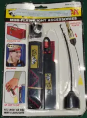 Nite Ize Mini Maglite Utility Pack Fiber Optic Head Band Utilty Grip NOS