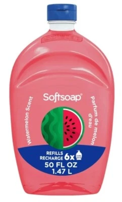 Softsoap Liquid Hand Soap Refill, Watermelon Scent, 50 Fl. Oz.