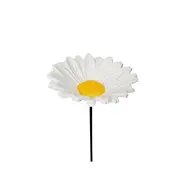 Sill & Sage Cast Iron Flower White 74cm Home/Garden Decor Outdoor Ornament