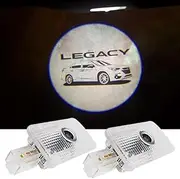 uunonaha 2 Pcs LED Car Door Logo Lights Courtesy Projector Laser Welcome Light Puddle Lamp Compatible with Forester, Outback, Legacy, Ascent Car Accessories (Legacy)