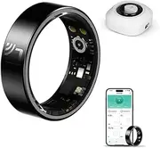 [Govllfoz] NFC Ring Smart Ring for Men and Women IP68 Waterproof with NFC Access Control and Induction Technology (11#)