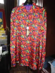 Robert Graham Interwoven Silk Baroque Paisley Limited Edition Shirt Medium NEW