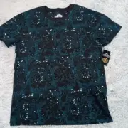 Black Panther Shirt Boys L Black Tee Short Sleeve Graphic Marvel Studios New