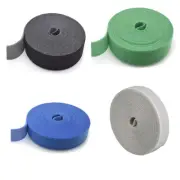 Hook Loop Double Sided Self Adhesive Fastener Tape Cable Ties Straps Nylon Black