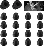 18PCS Car Disc Brake Bleeder Caps,Waterproof Dustproof Rubber Grease Fitting Caps,Universal Zerk Fitting Cap Car Accessories for Most Cars Trucks Motorcycles (18PCS)