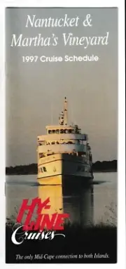 Hy-Line Cruises 1997 Cape Cod ferrys ( MINT )