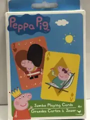 PEPPA PIG Jumbo Playing Cards NEW Fast Shipping