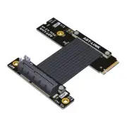 M.2 NVME TO PCIE X4 Extension Cable 4X To M2 M KEY NVME SSD PCI-E4.0 Adapter