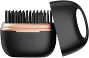 Cordless Hair Straighteners Brush, Portable Less Frizz Smoother Brush, Miniature Hair Straightener Comb for Travel, Fast Heating for Wet & Dry Hair