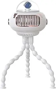 USB Fan For Baby Stroller – USB Fan For Baby Stroller, Octopus-Style Tripod Cooler | 3 Speed Rechargeable Fan With Flexible Wrap Legs, Compact Desk And Car Fan For On-the-Go Cooling, Safe Bladee
