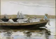 Boys in a Dory : Winslow Homer : Archival Quality Art Print Suitable for Framing