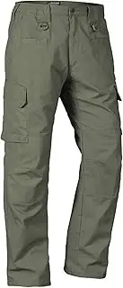[LA Police Gear] LAPG Men's Basic Operator Pants, Water Resistant Ripstop Tactical Pants for Men, Lightweight Durable EDC Outdoor Hiking Pants