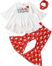 [Xifamniy] Girls My 1st St.Patrick Day/ Easter Day Outfit Newborn 3Pcs Pants Set