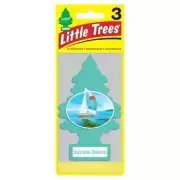 Little Trees Air Freshener Bayside Breeze Car Home Office 3 in a Pack