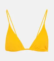 [Jade Swim] Jade Swim Via triangle terry bikini top AU 12 yellow