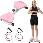 Waist Twister Ab Machine with 300 lbs Weight Capacity Anti-slip twist board Noiseless Home Gym Exercise Equipment for Women Men
