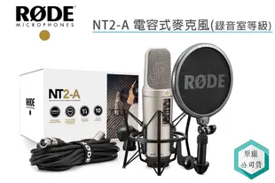 《視冠》RODE NT2-A 電容式麥克風 XLR 錄音室 直播 Podcast 專業收音 公司貨 NT2
