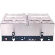 BIRKO 1110102 Bain Marie Double Tap w/ Pans