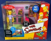 KRUSTY BURGER PLAYSET Simpsons WOS Interactive PIMPLY FACED TEEN Figure PLAYMATE
