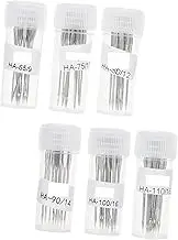 jojofuny 60Pcs Household Sewing Machine Needles Durable for Sewing Quilting and Craft Projects Compatible with Electric Machines